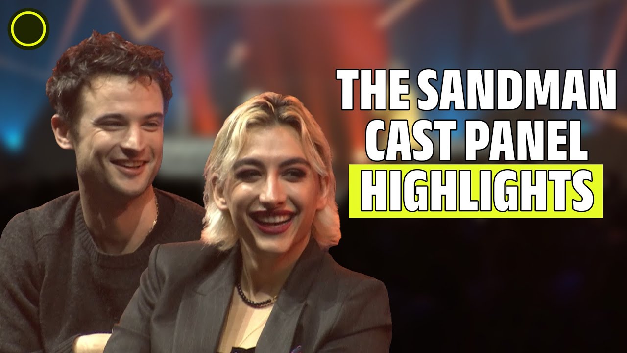 The Sandman Cast Panel | BEST MOMENTS | Tom Sturridge & Mason Alexander Park