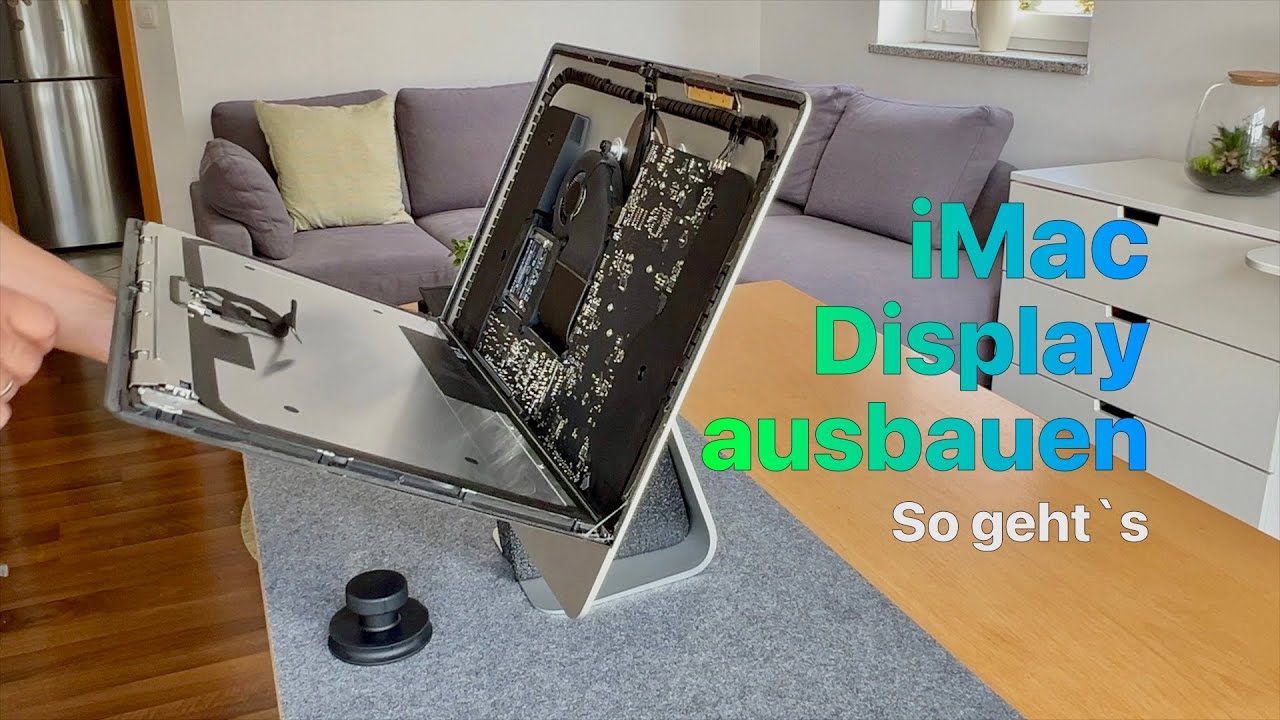 iMac Display richtig ausbauen und wieder einbauen