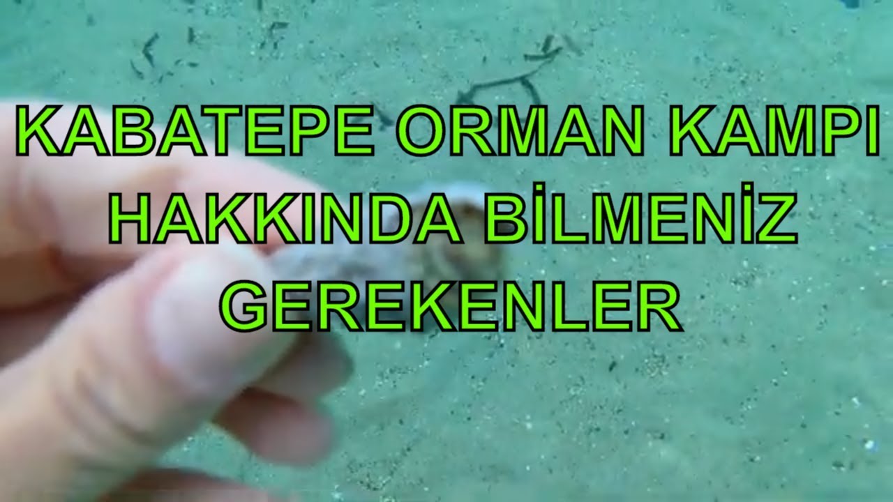 KABATEPE ORMAN KAMPI/GENEL BİLGİ(3.DAKİKADA)/GEZİ REHBERİ/SUALTI GÖRÜNTÜLERİ/FİYATLAR