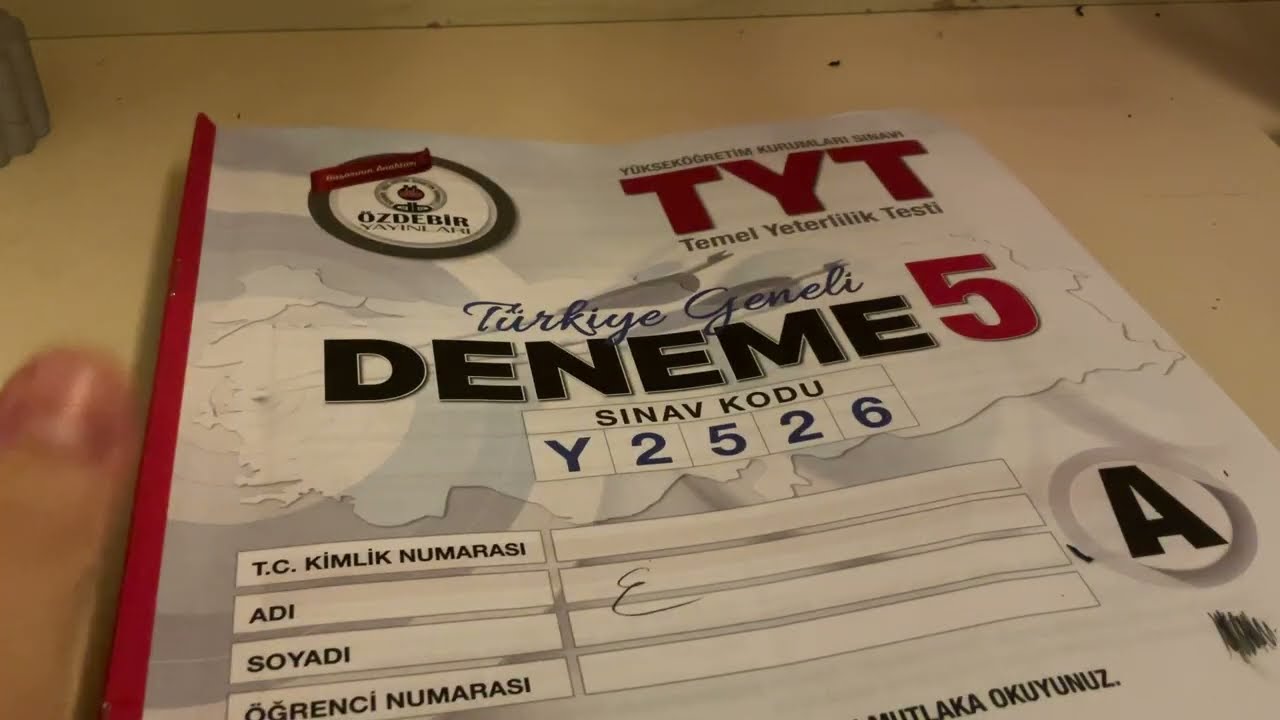 tyt özdebir yorumum