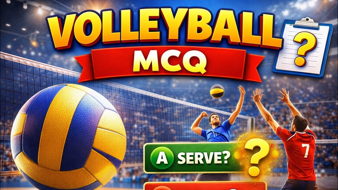 Volleyball Quiz 2026 | GK Questions & Answers in Hindi 🏐 | Sports Quiz Challenge