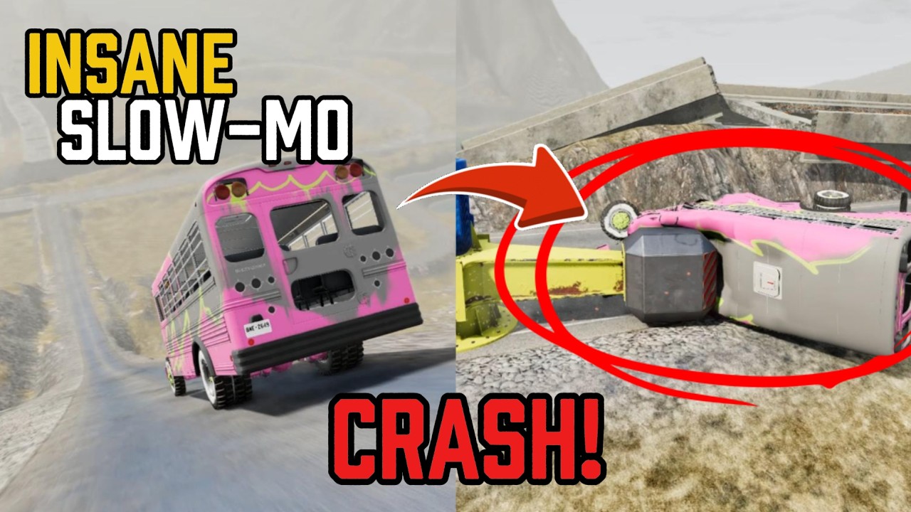 MEGA RAMP CHAOS | Extreme Vehicle Destruction In Slow Mo 🔥 BeamNG.drive