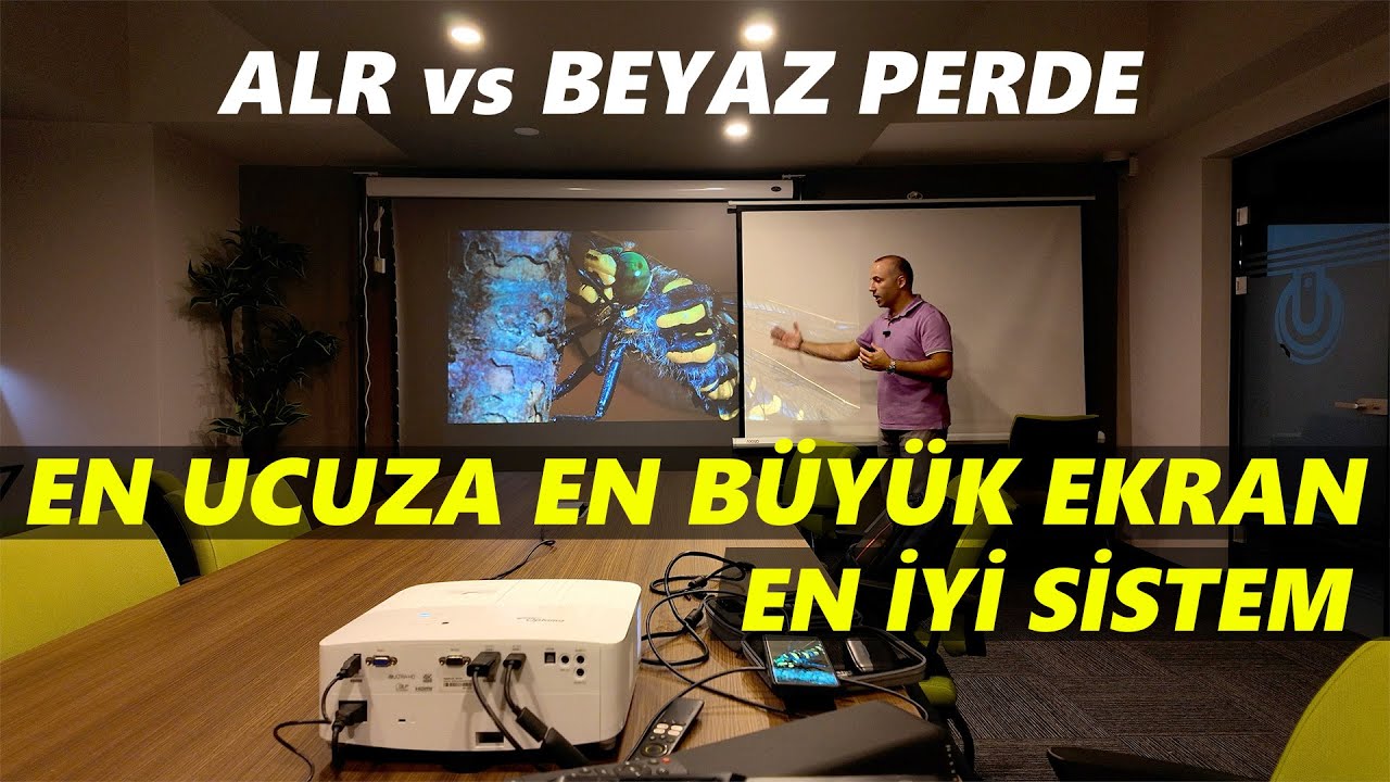 Standart Projeksiyonlarla ALR Perde Sayesinde TV Kalitesini Yakalayın !