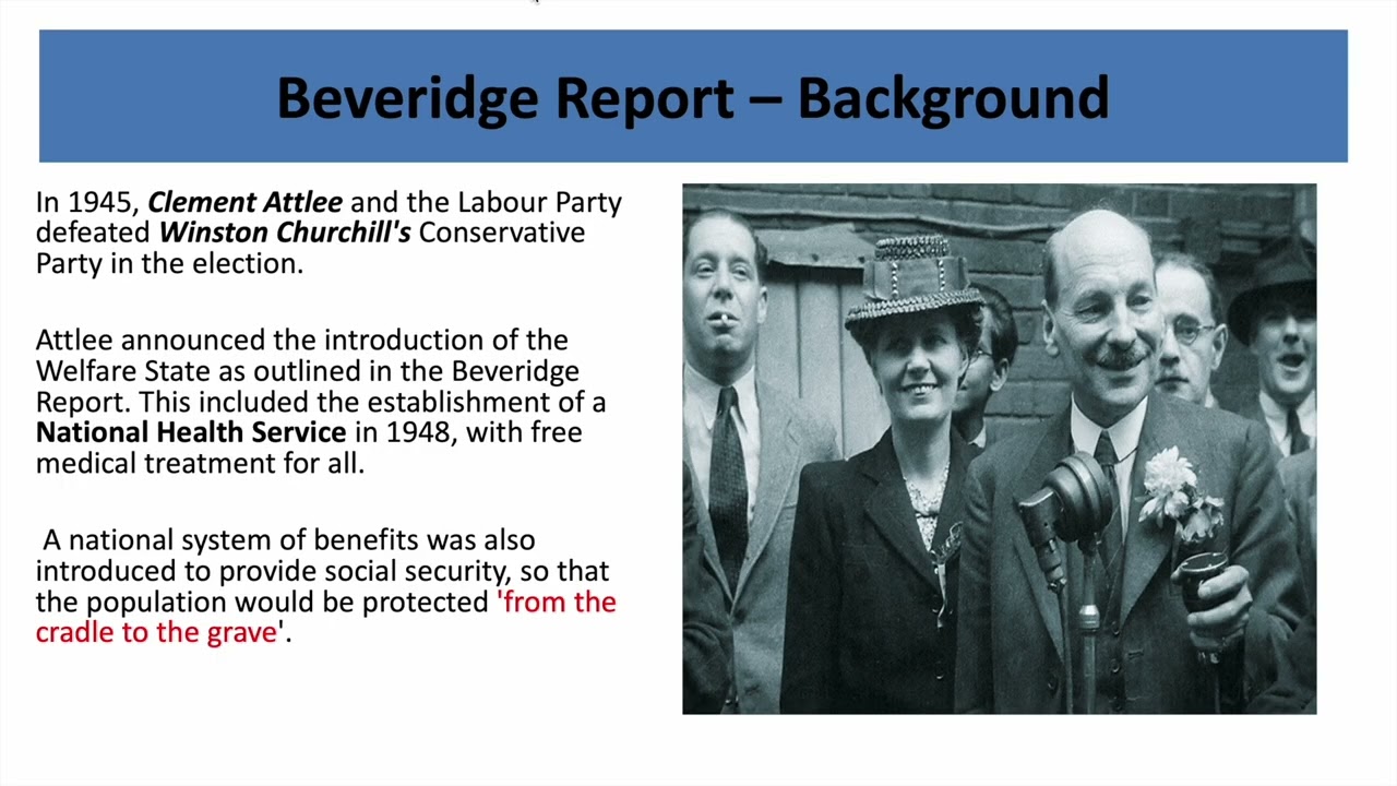 History of Welfare in Britain since the early part of the 20th Century I Outline of Political Change