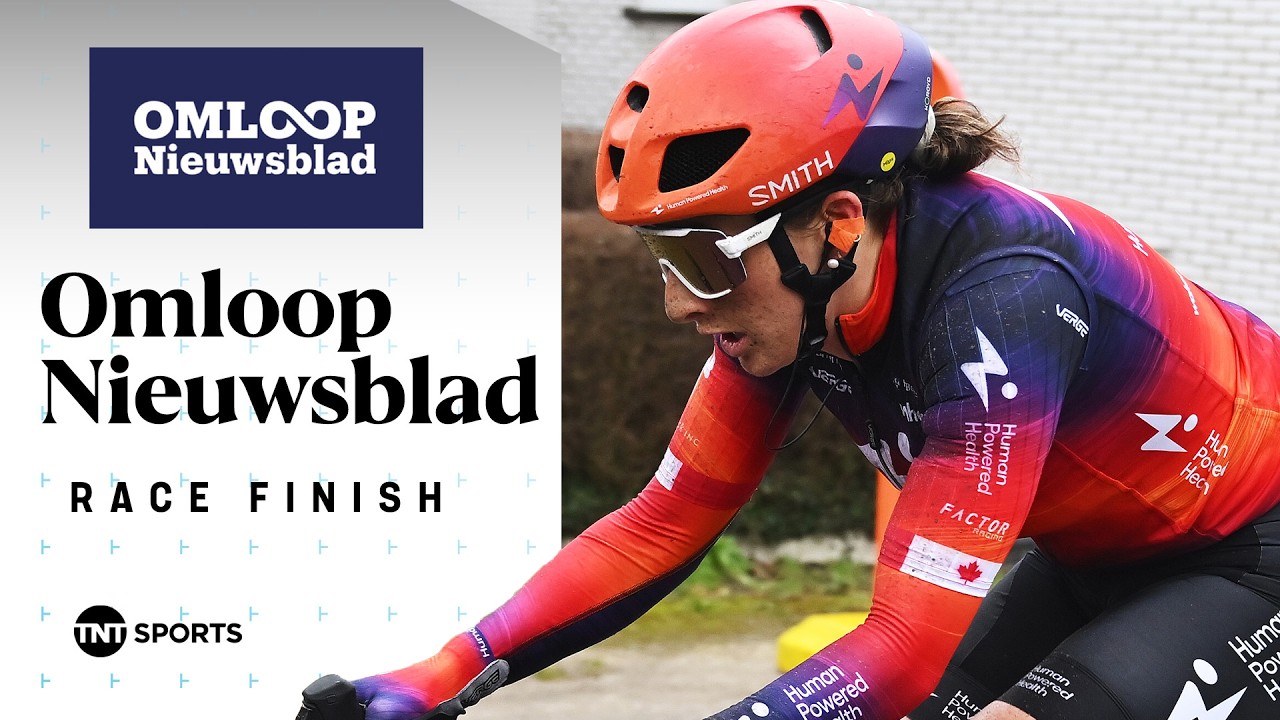 IT'S WHAT SHE DOES BEST! 😮&zwj;💨 | Women's Elite Omloop Nieuwsblad 2026 Final KM's | TNT Sports Cycling