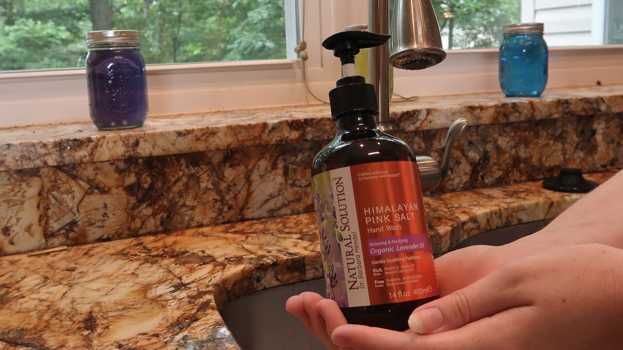 NATURAL SOLUTION Hand Soap 🍀 Honey Himalayan Pink Salt 👈