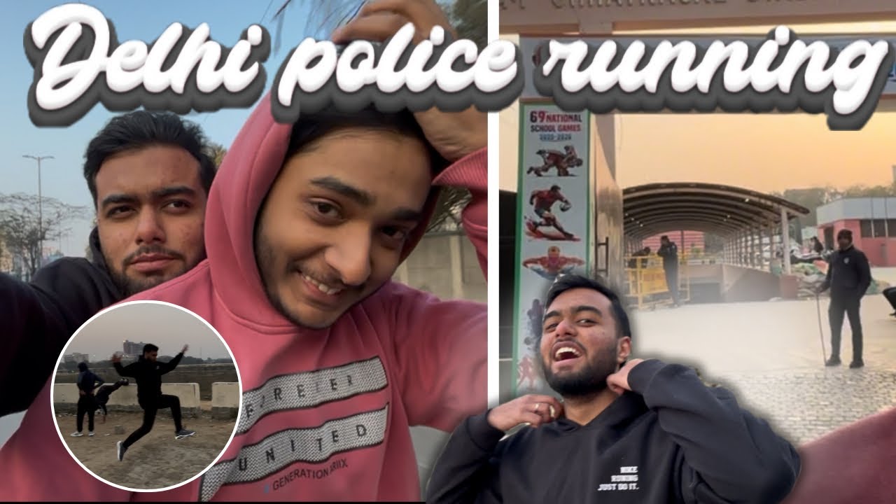 Delhi police running with me bro 😂🔥