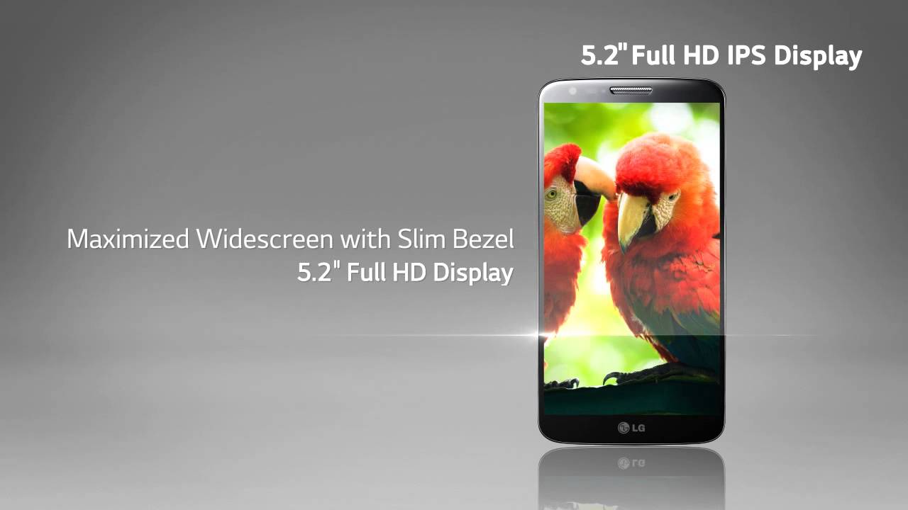 LG G2's 5.2'' Full HD IPS Display