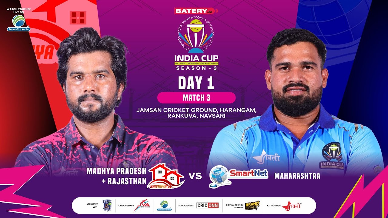 Maharashtra Smartnet Vs Mp Rajasthan || India Cup 2025 | Season 3