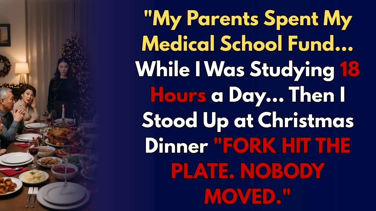 My Parents Stole $182K Meant for My Med School — I Exposed Them at Christmas Dinner