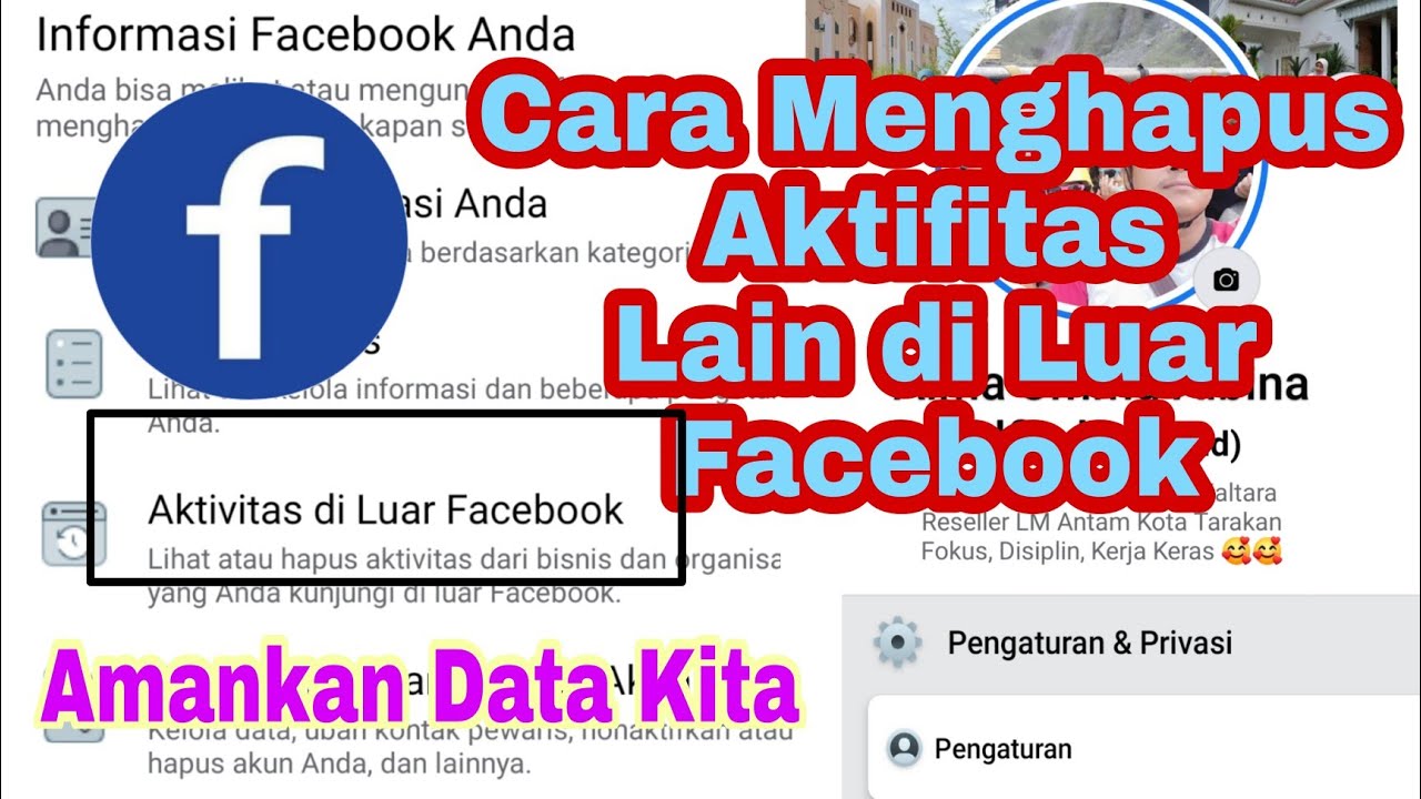 Cara Menghapus dan Menonaktifkan Riwayat Aktifitas di Luar Facebook #ViraldiFacebook #HapusRiwayat
