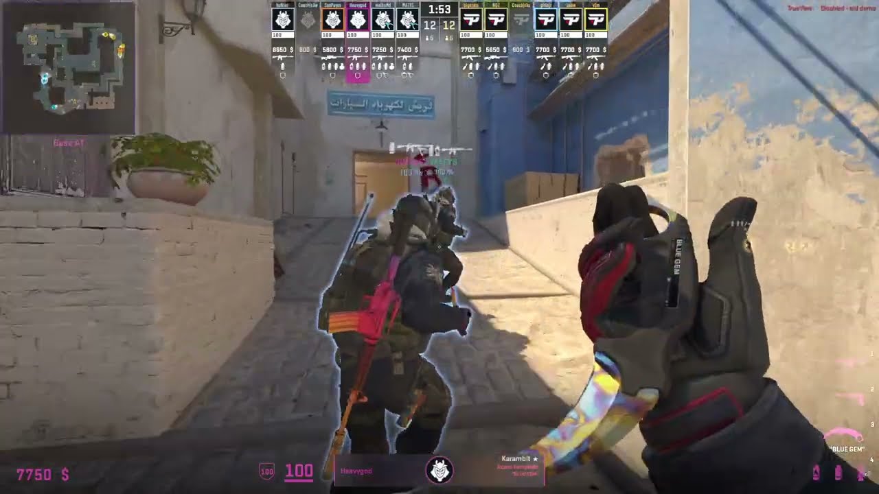 HeavyGod | 13-8 | CT B Anchor on Mirage (1.48) vs paiN @ ESL Pro League Season 23 Stage 1
