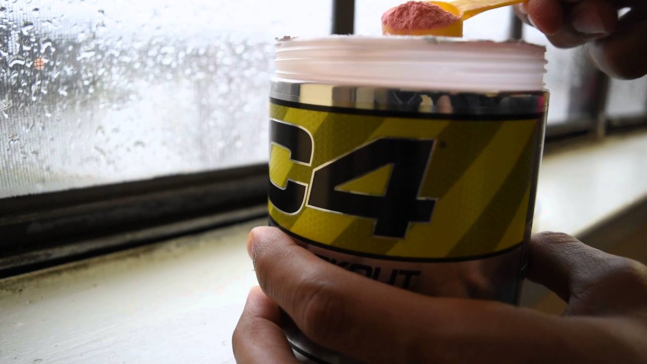 نصائح البري وورك اوت طاقة قبل التمرين سي فور pre-workout c4