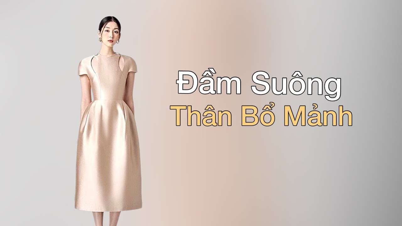 Thiết kế đầm suông thân bổ mảnh |Lộc Tailor|Chia Sẻ Kinh Nghiệm May Mặc#243