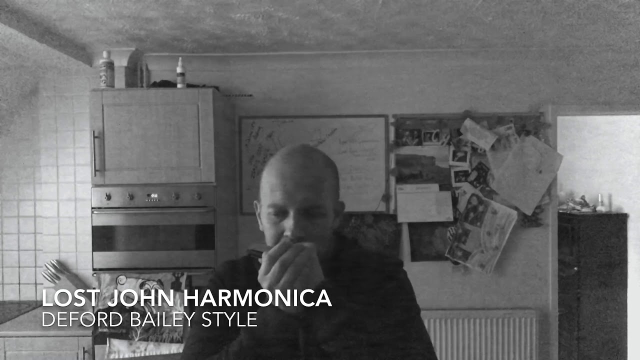 Lost John Harmonica, Deford Bailey Style prewar harmonica