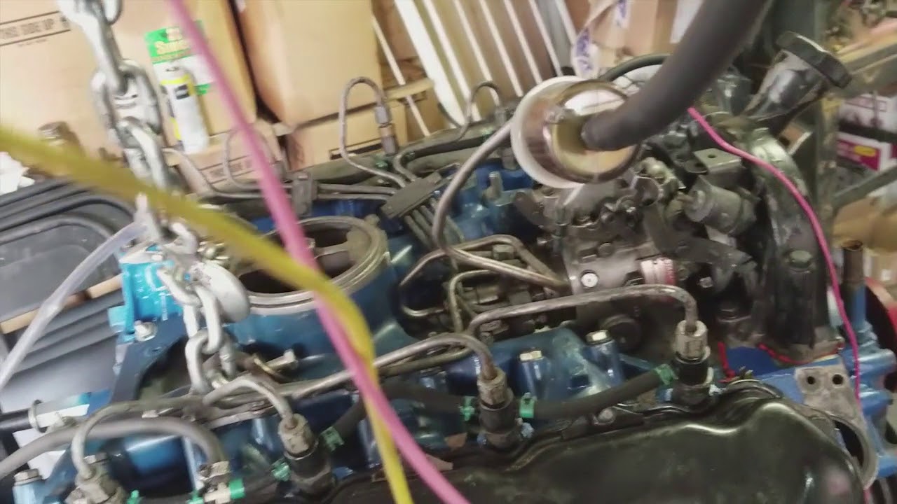 How I started my 7.3 (or 6.9) IDI engine on a stand, step by step.
