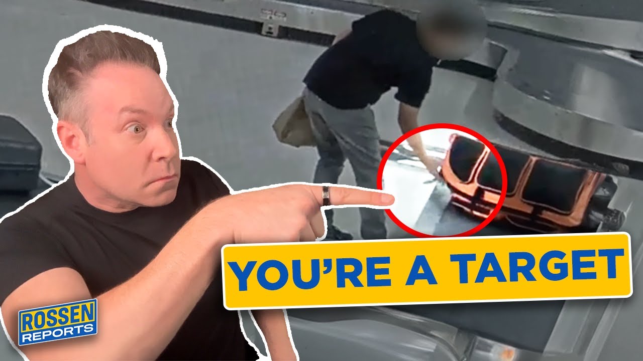 Airport Thieves Are WATCHING YOU — THIS Makes You a Target