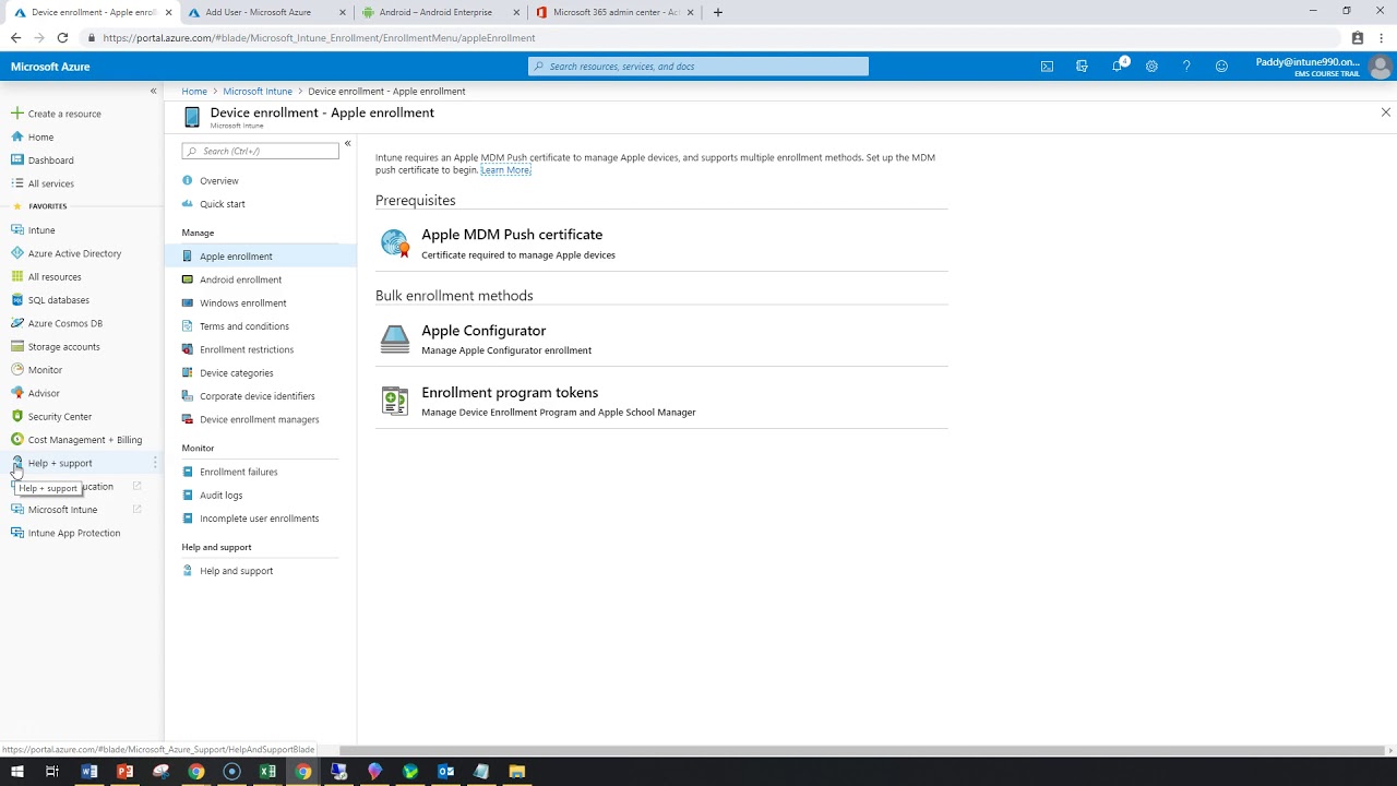 Get an Apple MDM push certificate - Microsoft Intune Training Series video No#24
