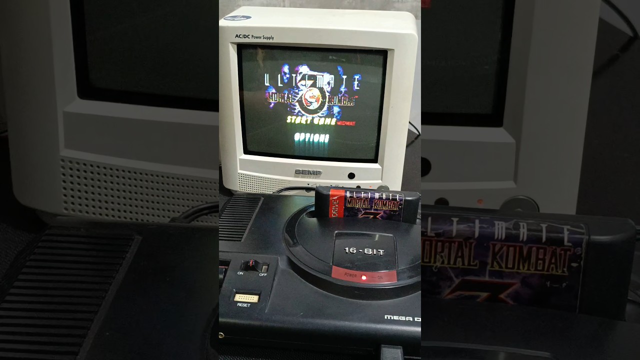 Ultimate Mortal Kombat 3 do Sega Mega Drive #megadrive #ultimatemortalkombat #mk #sega #retrogaming