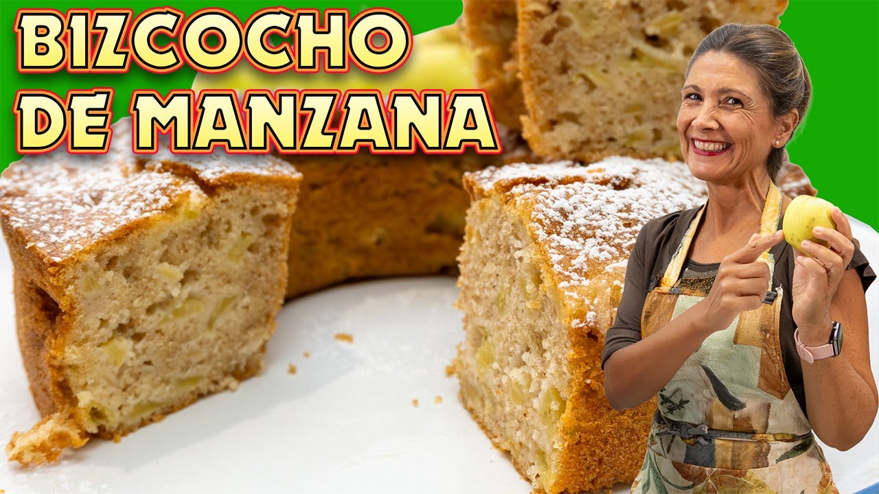 ¡Bizcocho de manzana fácil para el otoño! En Freidora de Aire: ESPECTACULAR