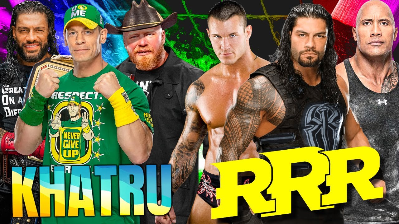 WWE 2K23 Roman Reigns Rock & Randy Orton Vs John Cena Brock Lesnar & Roman Reigns