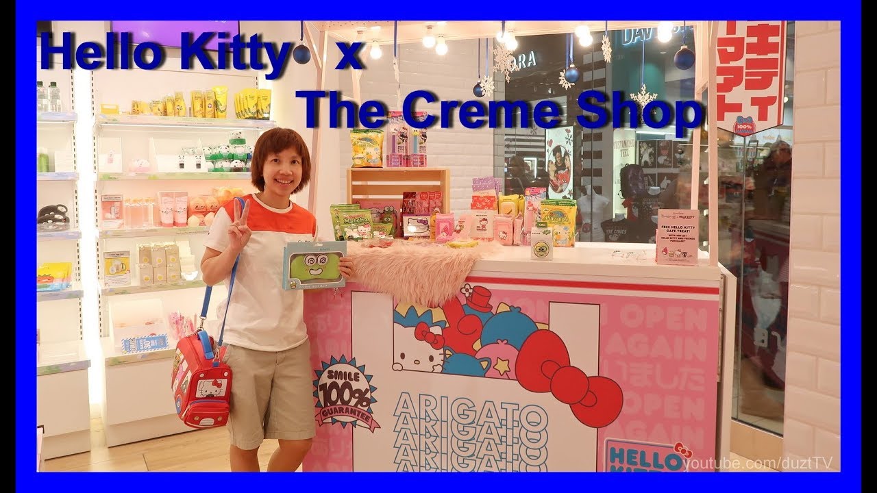 HELLO KITTY The Creme Shop - Sanrio meet and greet