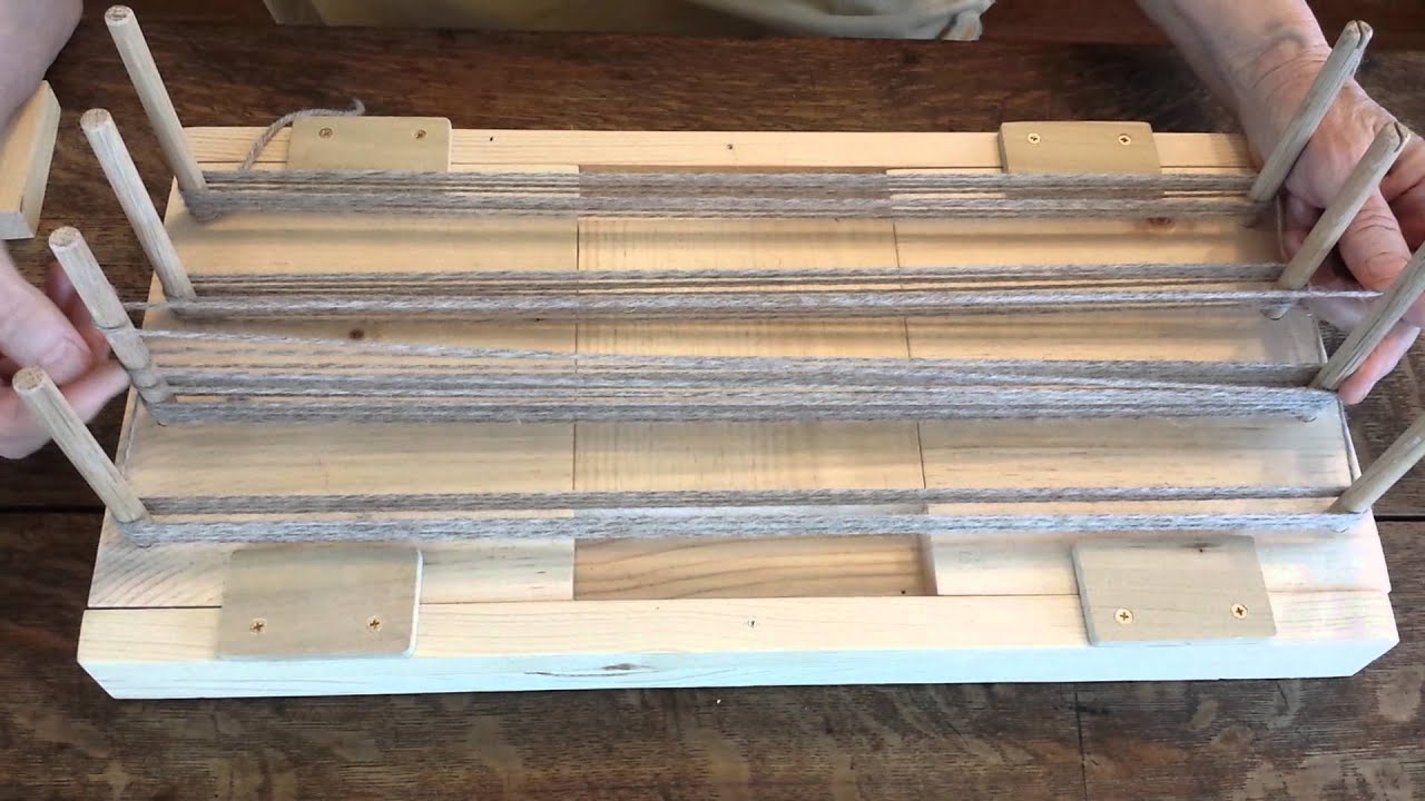 DYE BOARD WARPING LOOM  by YARN FARM