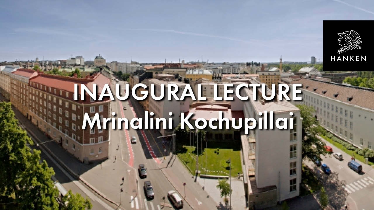 Speech - Mrinalini Kochupillai, Professor of Sustainability and Business Law