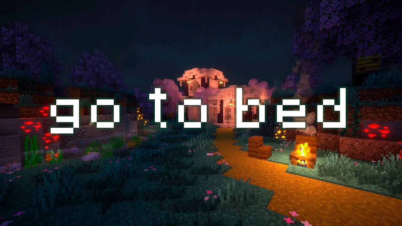 you need this if you've had a tough day... (minecraft music w rain & crickets)