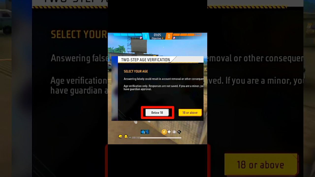 Age Verification Is Here 😱 #shorts #freefire #freefirefacts