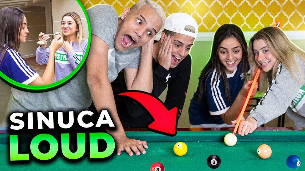 PAGARAM MICO?! DESAFIO DA SINUCA COM TROLAGEM NA LOUD!!