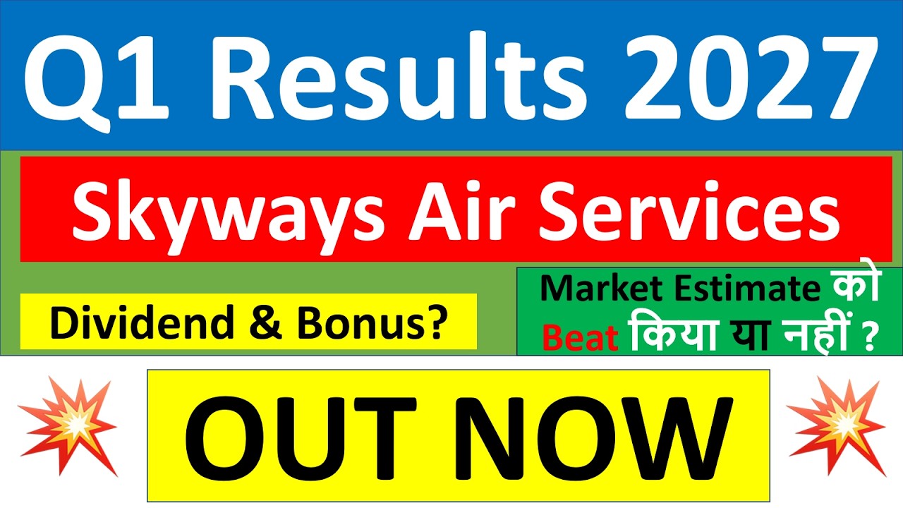 Skyways Air Services q1 results 2027 | Skyways q1 results today | Skyways Air Services Share ipo