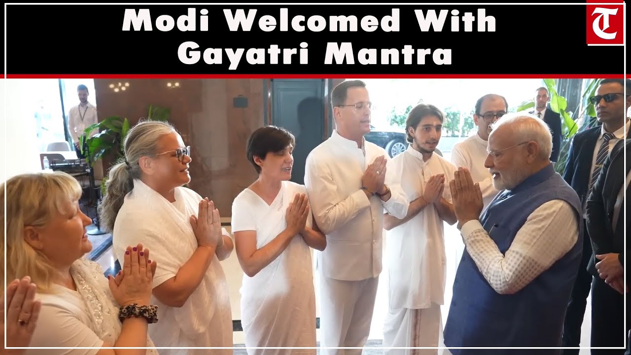 PM Modi Gets Warm Welcome in Croatia as Locals Chant Gayatri Mantra