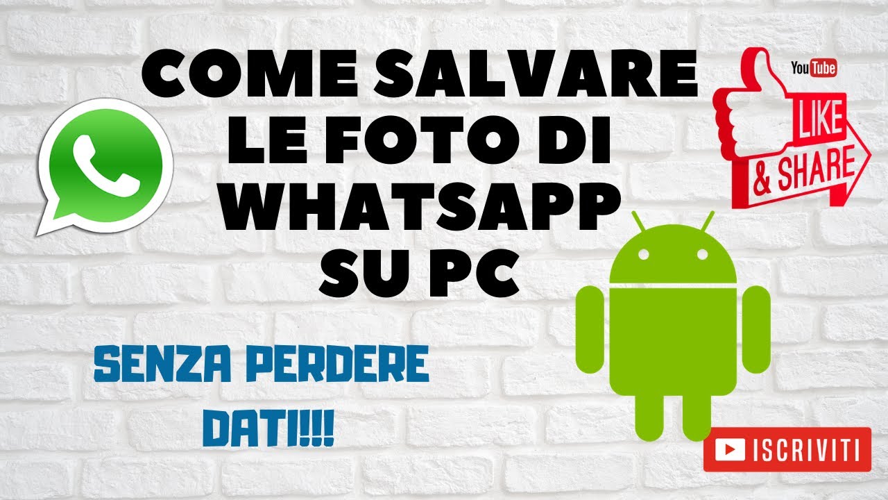 [Guida][Tutorial] Salvare foto di Whatsapp per liberare memoria Smartphone Android