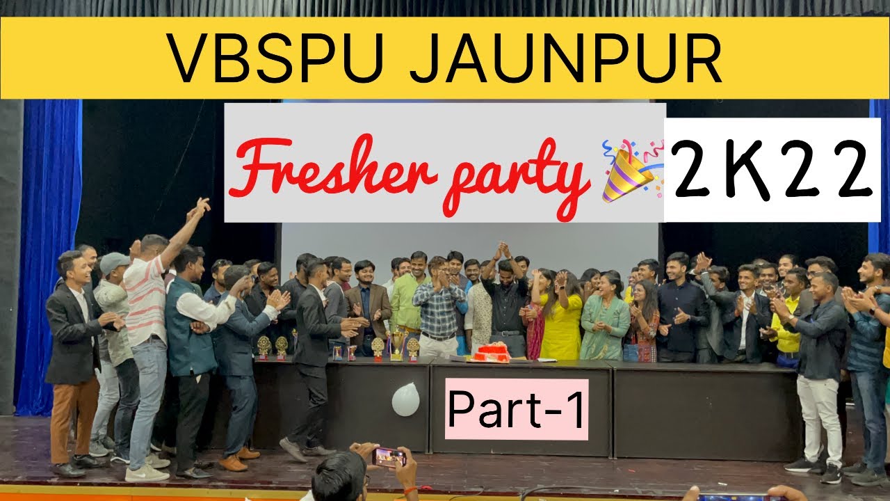 Welcome to freshers (MBA) VBSPU JAUNPUR #freshers #party