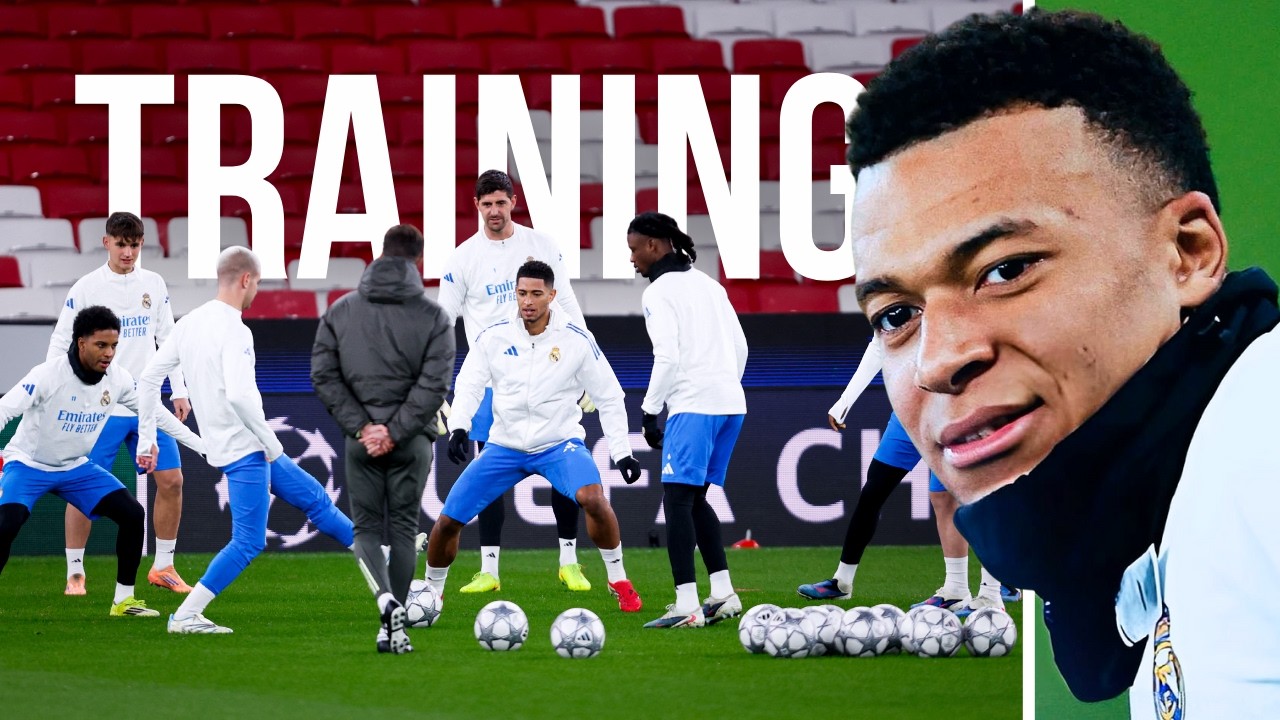 Watch Kylian Mbappe & Jude Bellingham In Intense Real Madrid Training 🔥