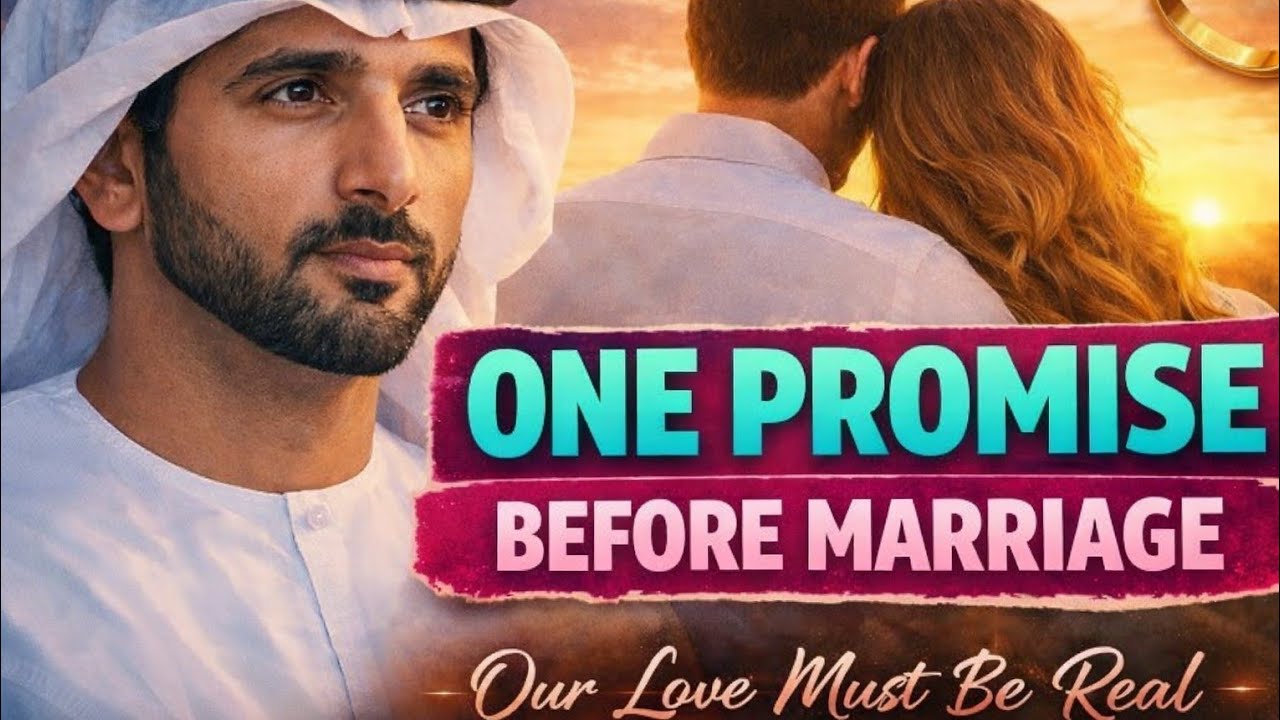 One Promise Before Marriage 💍 | Fazza Style Emotional Love Poem #fazza #fazzapoem 