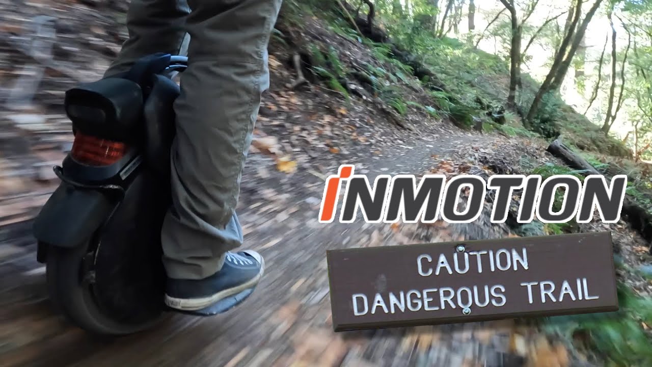 Extreme Electric Unicycling Adventure: InMotion V11 Off-Roading at Stevens Creek's Canyon Trail