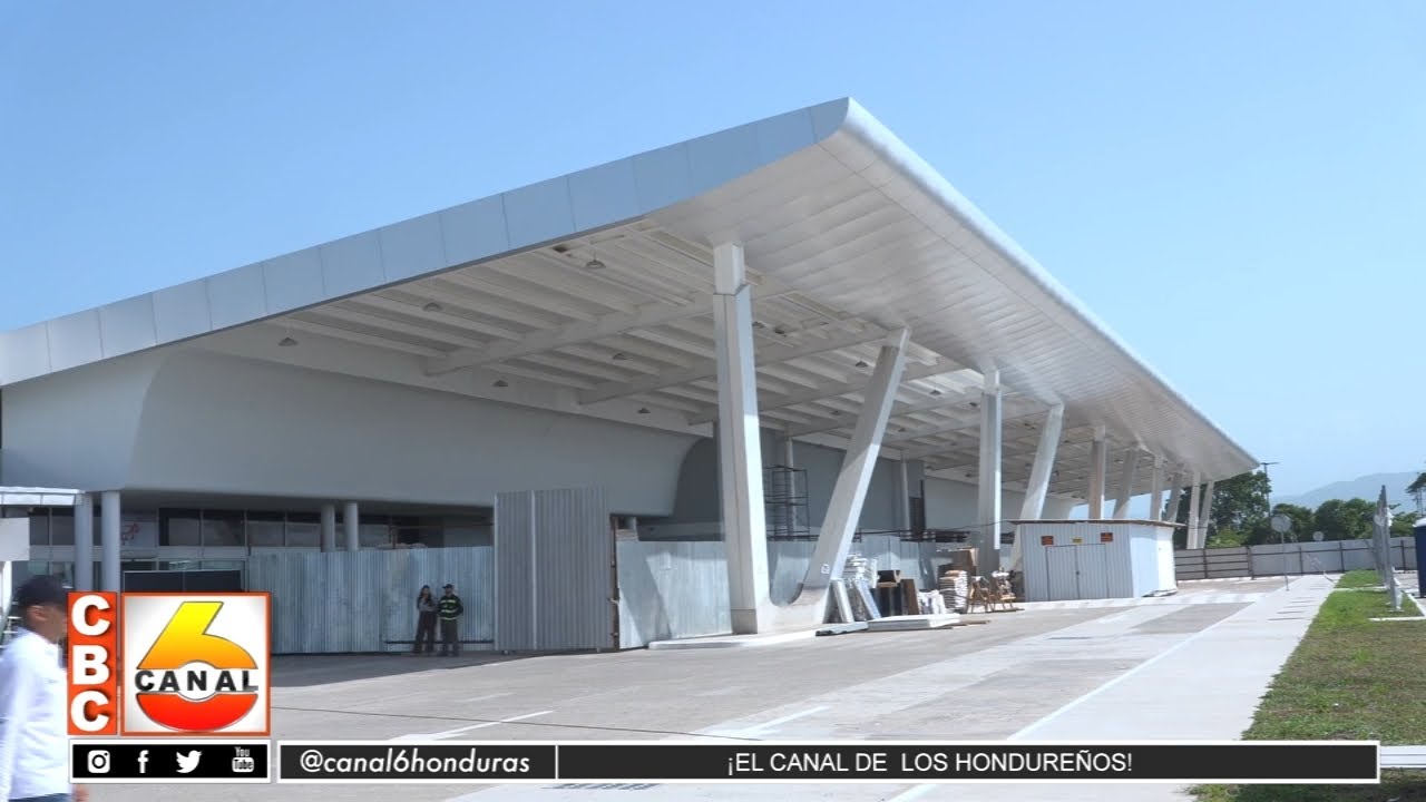 Remodelación de Aeropuerto Ramón Villeda Morales avanza en un 80%