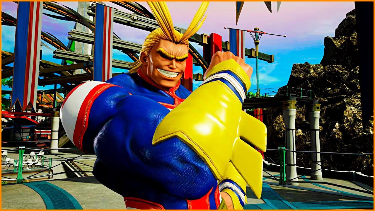 All Might Saves Deku and Trains him | Jump Force Game