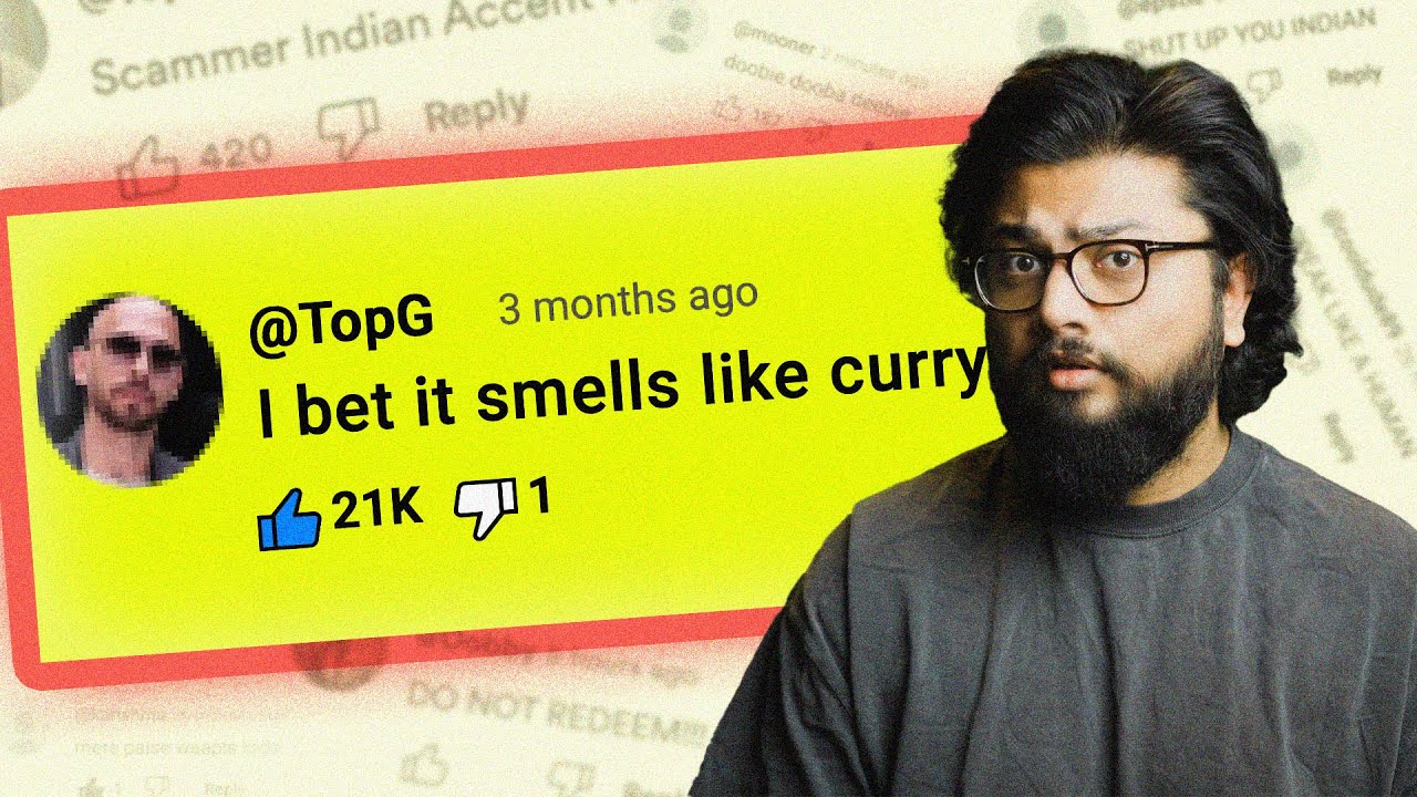 I got hate comments because of my Indian Accent