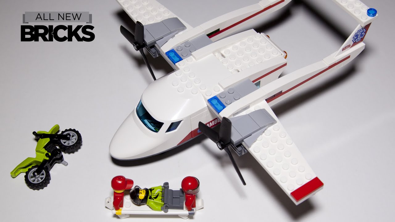 Lego City 60116  Ambulance Plane Speed Build