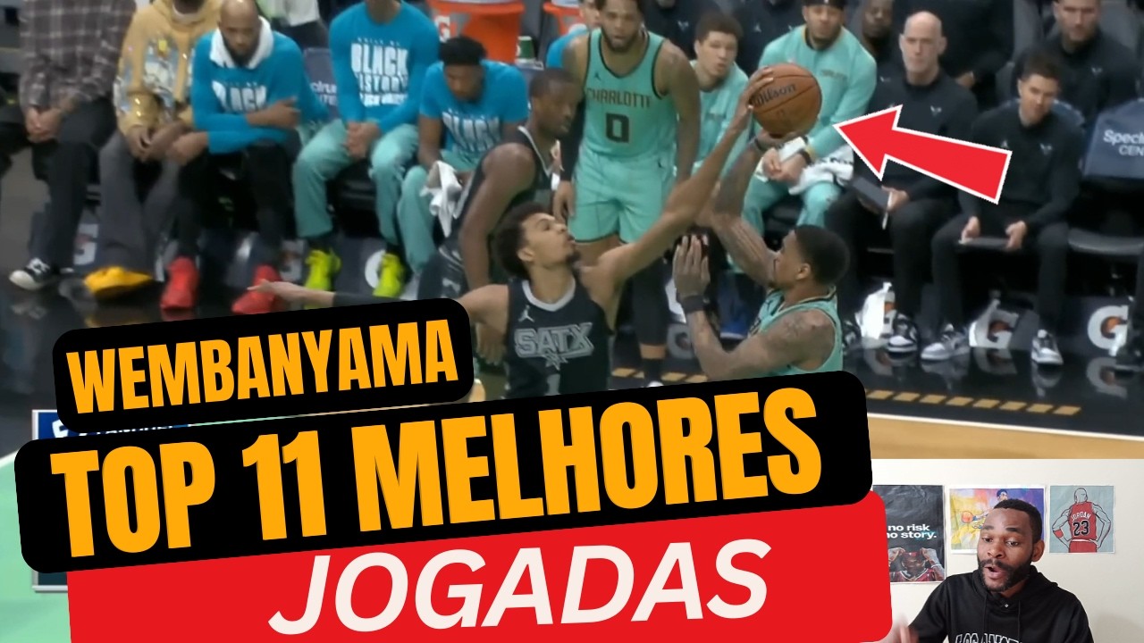 WEMBANYAMA NÃO É HUMANO! 👽 As 11 Melhores Jogadas que Quebraram a NBA