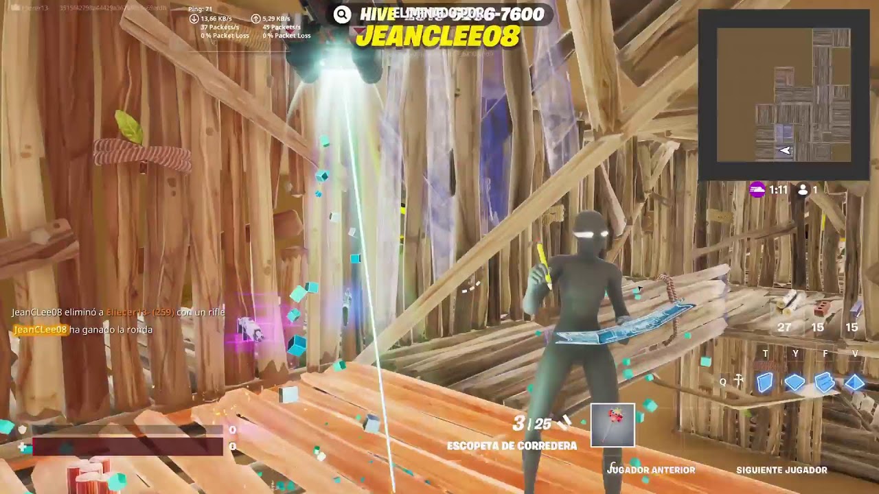 JUGANDO TORNEOS DE FORNITE