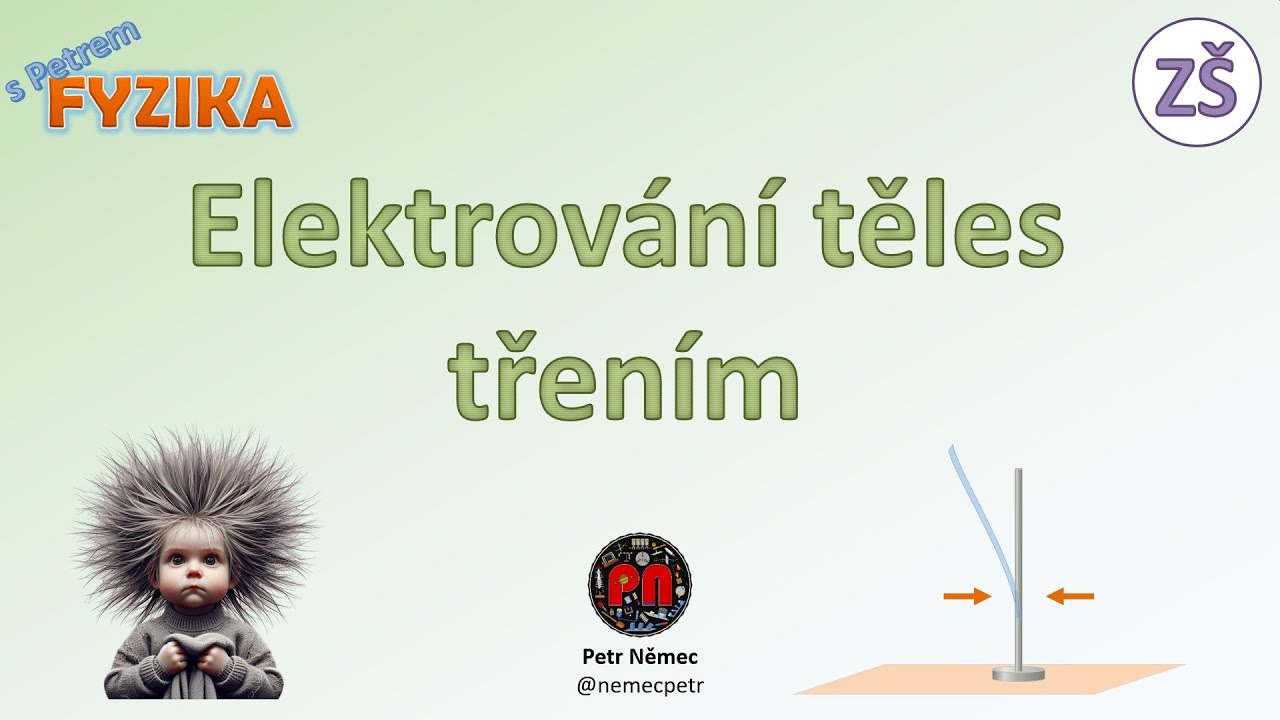 Elektrování těles třením - fyzika ZŠ