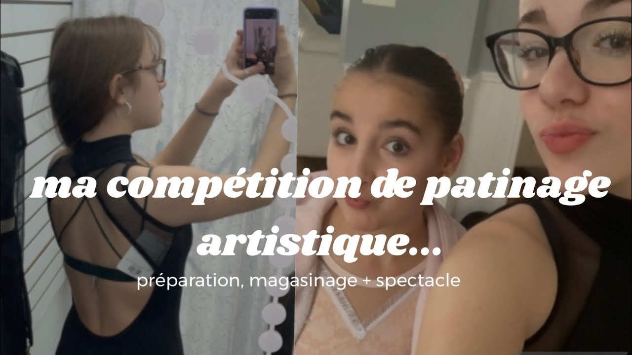 RECAP sur ma COMPÉTITION de patinage ARTISTIQUE | abigail faria