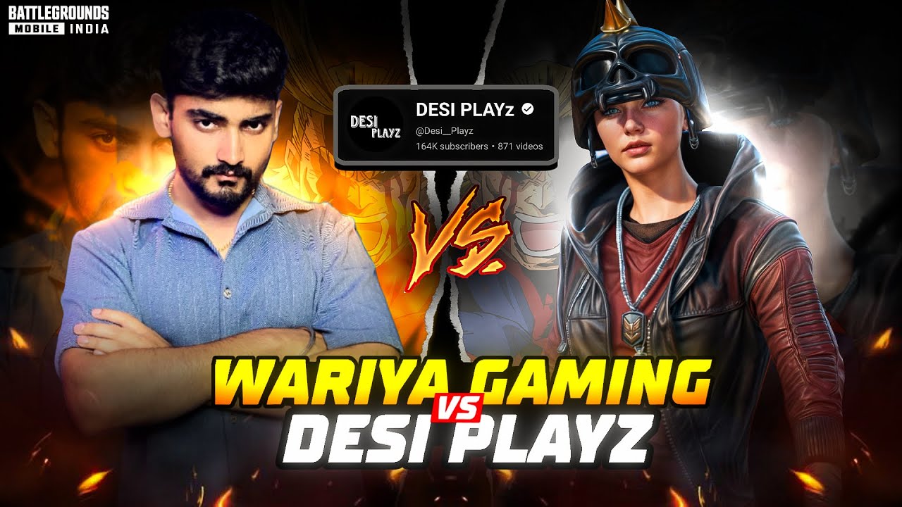 @Desi__Playz vs @WariyaGaming 🦁 INTENSE 1V1 TDM BATTLE 🔥