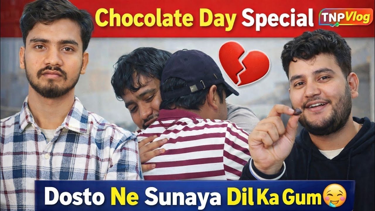 Chocolate Day Special 🍫 | Dosto Ne Sunaya Dil Ka Gum 😢 | Tnp Vlog