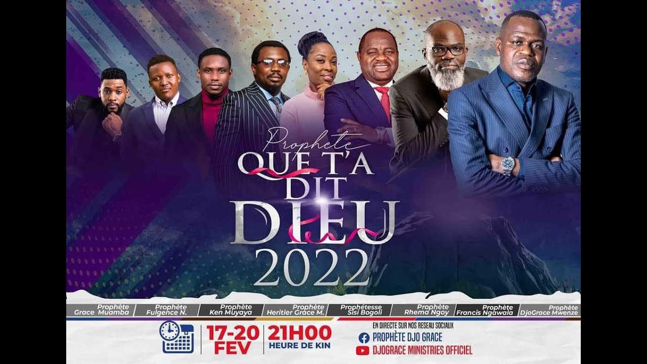 PROPHÈTE QUE T'A DIT DIEU.J/1 #ProphèteDjoGrace #prophètefrancisngawala #ProphètePaulFilgenceNkusu
