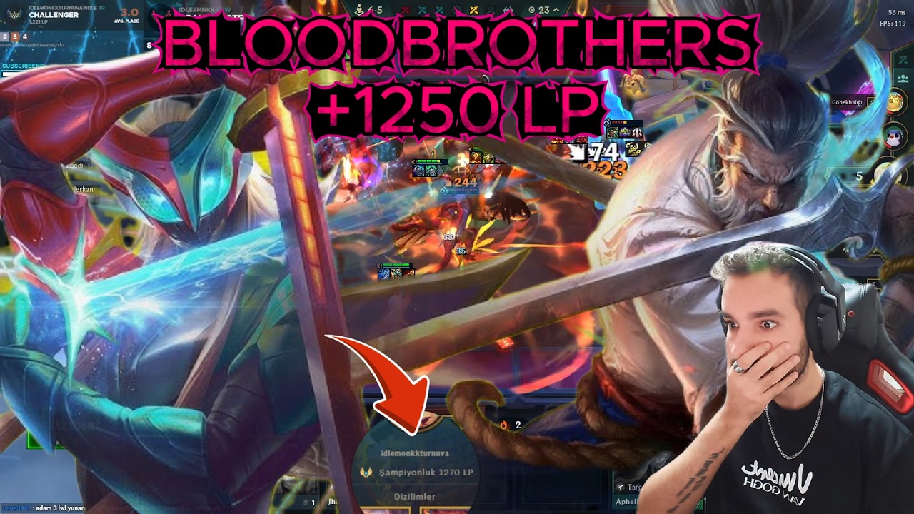 BLOODBROTHERS YONE / YASUO CARRY | SET 16 TFT